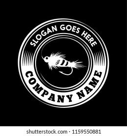 Fly Fishing Logo. Vector and Illustration.