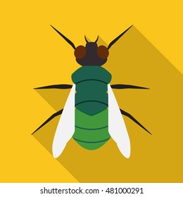 fly flat icon. You can be used fly icon for several purposes like: websites, UI, UX, print templates, promotional materials, info-graphics, web and mobile phone apps.