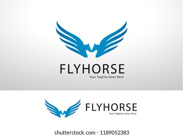 Fly Horse Logo