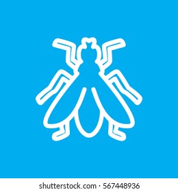 fly icon illustration isolated vector sign symbol