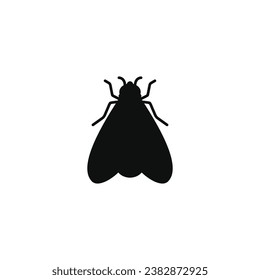 Fly icon isolated on white background