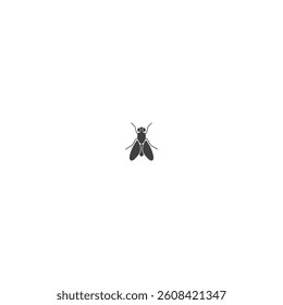 Fly icon logo flat vector design
