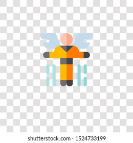 fly icon sign and symbol. fly color icon for website design and mobile app development. Simple Element from super hero collection for mobile concept and web apps icon.