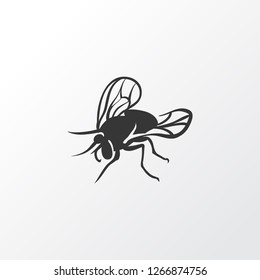Fly icon symbol. Premium quality isolated housefly element in trendy style.