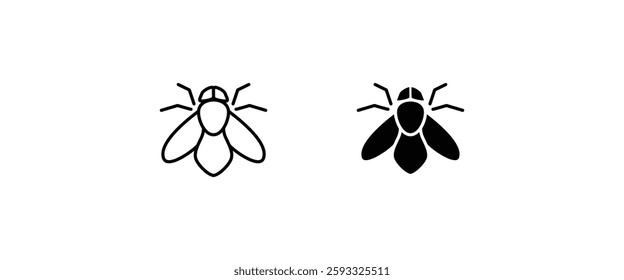 Fly icon vector, filled icon button, vector, sign, symbol, logo, illustration, editable stroke, flat design style isolated on white