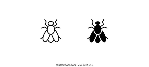 Fly icon vector, filled icon button, vector, sign, symbol, logo, illustration, editable stroke, flat design style isolated on white