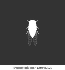 fly icon vector. fly sign on black background. fly icon for web and app