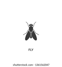 Fly Icon Vector. Fly Sign On White Background. Fly Icon For Web And App