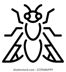 Fly icon for web, app, infographic, etc
