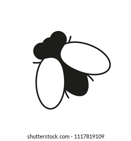Fly insect icon