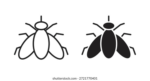 Ícone de inseto voador para o design do seu site, logotipo, aplicativo, UI. EPS10