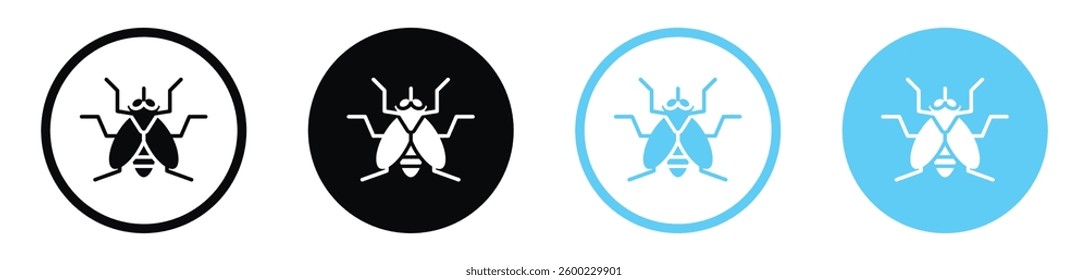 Fly insect icons design. vector icons for ui designs