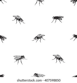fly insect pattern 