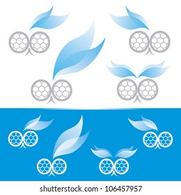 Fly insect symbol - vector illustration