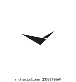 Fliege-Logo-Illustration mit unscharfem Hintergrund