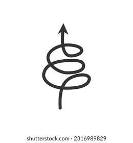 Logo-Vorlage fliegen. Symbolillustration Markenidentität. Einzige und flache Illustration. Vektorgrafik