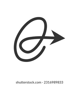 fly logo template. Icon Illustration Brand Identity. Isolated and flat illustration. Vector graphic