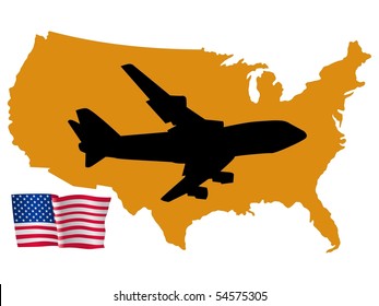 fly me to the United States