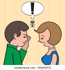 A fly on the wall is shocked by what he has just heard