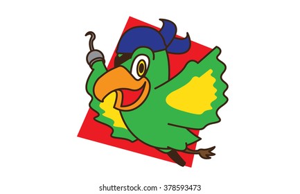 Fly pirate bird