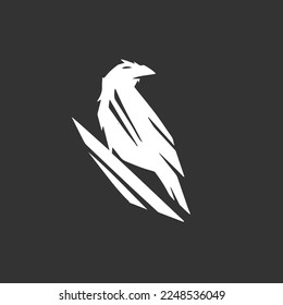 diseño del logotipo de fly raven para todos