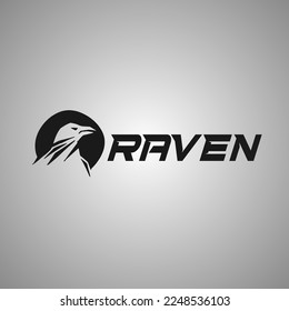 fly raven logo design for all