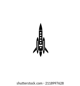 fly rocket vector type icon