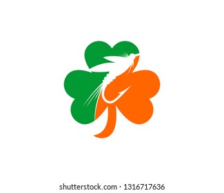 Fly and Shamrock Leaf