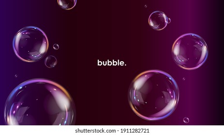 Fly Soap Bubble Wallpeper Illustration Vector Edit Club Night