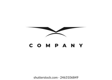 fly swallow bird modern logo