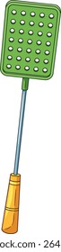 Fly swatter equipment vector illustration