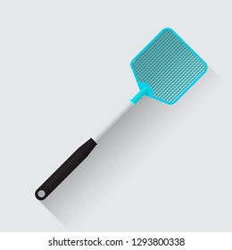 Fly Swatter Icon Vector Flat Design.