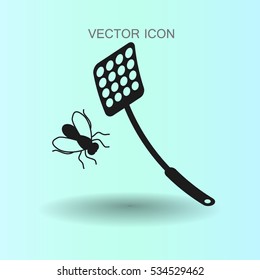 fly swatter icon vector illustration