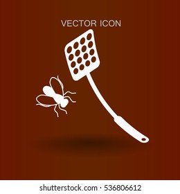 fly swatter icon vector illustration