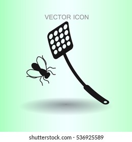 fly swatter icon vector illustration