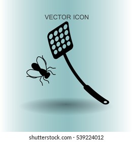 fly swatter icon vector illustration