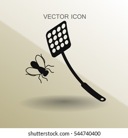 Fly Swatter Icon Vector Illustration