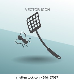 fly swatter icon vector illustration