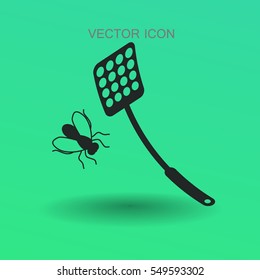 fly swatter icon vector illustration