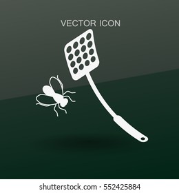 fly swatter icon vector illustration
