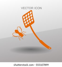 fly swatter icon vector illustration