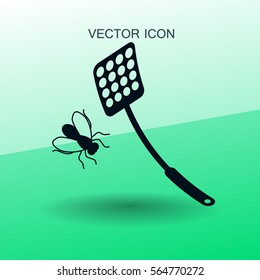 fly swatter icon vector illustration