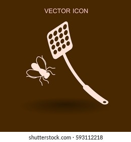 ilustración vectorial de icono de desplazamiento de mosca