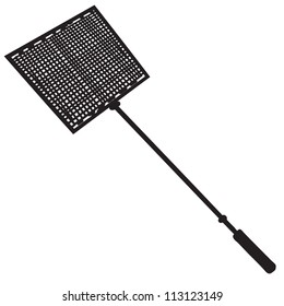 Fly swatter silhouette