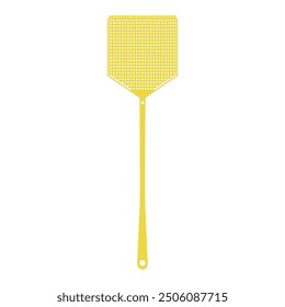 Fly swatter vector illustration. Pest Control. Plastic fly swatter.