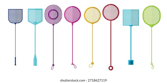 fly swatter vector pack illustration