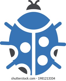 fly vector glyph color icon