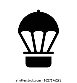 fly vector glyph flat icon 