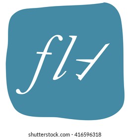 Fly Word Typography With Airplane (Vector Design Concept)