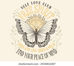 Fly your inner butterfly. Spring flower. Self love club. Free spirit. find your peace of mind.